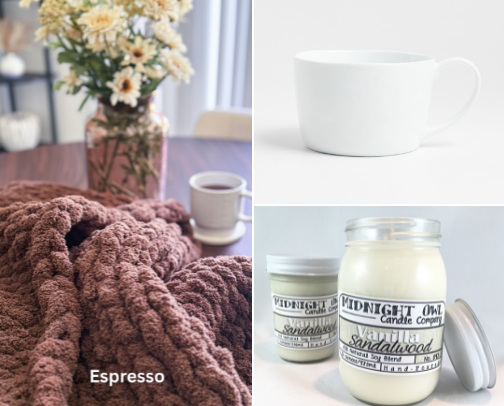 Cozy Home Finds cover photo collage