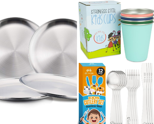 Amazon Non-Toxic Kid Swaps | Mealtime 🍽️👧🏼🧒🏼 cover photo collage