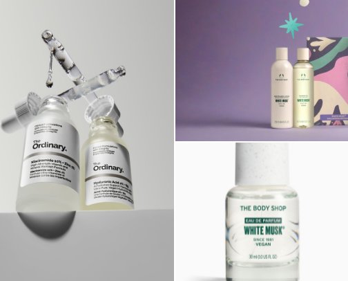 Beauty products I swear by cover photo collage