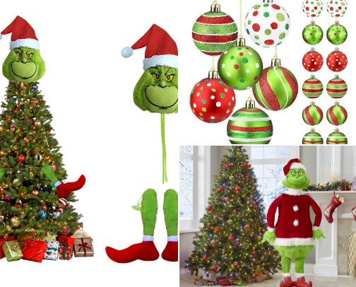 A Grinch Christmas cover photo collage