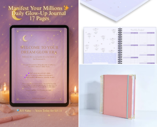 Soft Girl Money Tools I Actually Use | Work From Home & Office Essentials cover photo collage