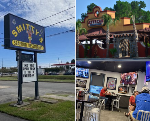 Favorite restaurants cover photo collage