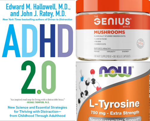 ADHD Supplements cover photo collage