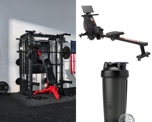 Home gym cover photo collage