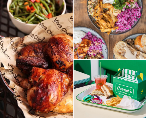 Fave quick eats in CLT cover photo collage