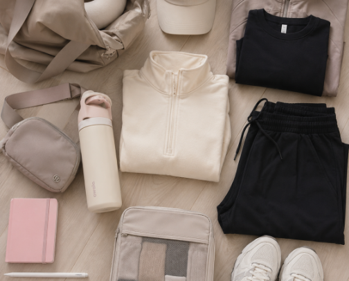 Travel Outfit Essential 🧦✈️ cover photo collage