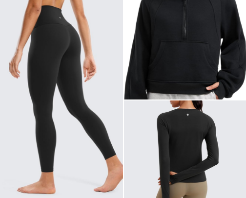 Lululemon Dupes cover photo collage