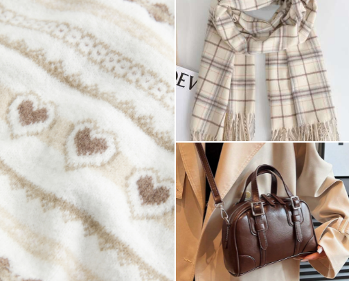 cozy girl fall fashion essentials ☕🍂 cover photo collage