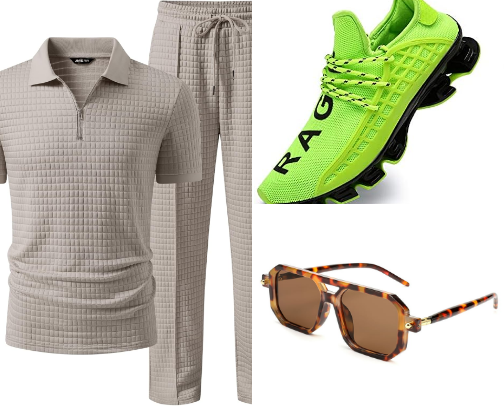 Active men wear for Father's Day, Birthday or any old Day cover photo collage