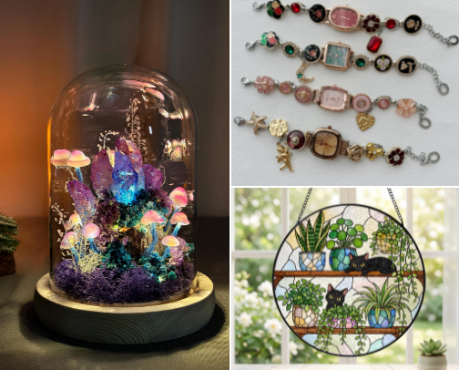 ✨️ etsy whimsical wishes ✨️ cover photo collage
