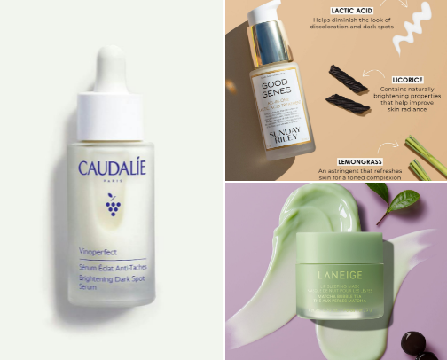 What’s ALWAYS in my acne friendly skincare bag cover photo collage