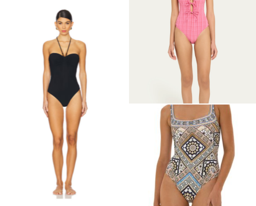 One-piece swimsuits for you! cover photo collage