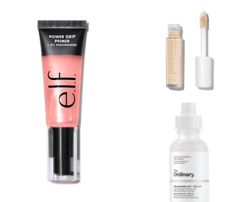 Favorite skincare and makeup products for acne prone skin 🎀 cover photo collage