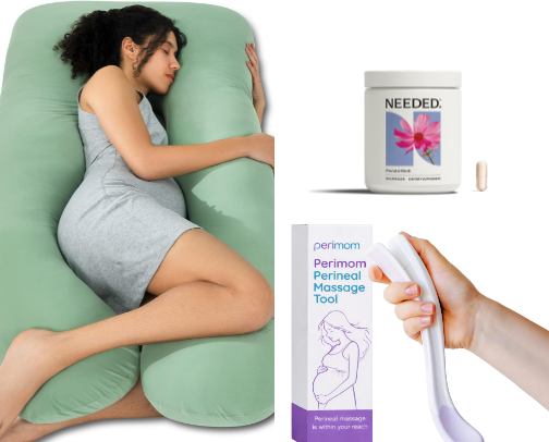 Pregnancy products I love 🤰🏻 cover photo collage