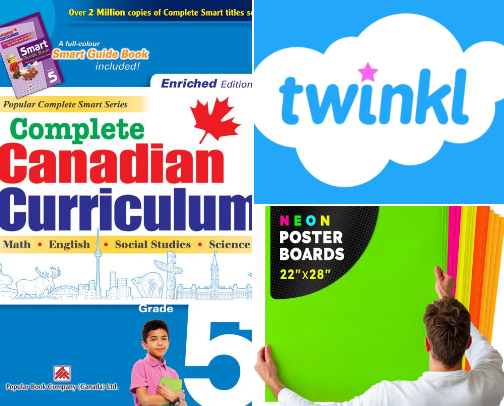 Homeschool must haves! cover photo collage