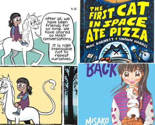 Graphic Novels for your Kiddo cover photo collage