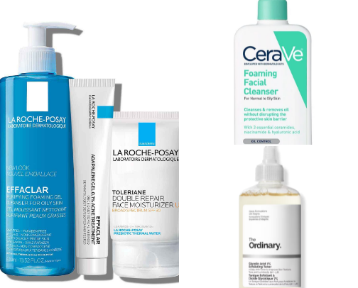 Affordable skincare cover photo collage