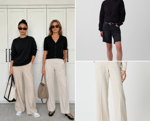 Effortless Black Outfit Formula cover photo collage