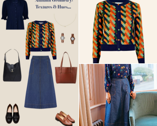 Autumn Geometry: Texture & Hues... cover photo collage