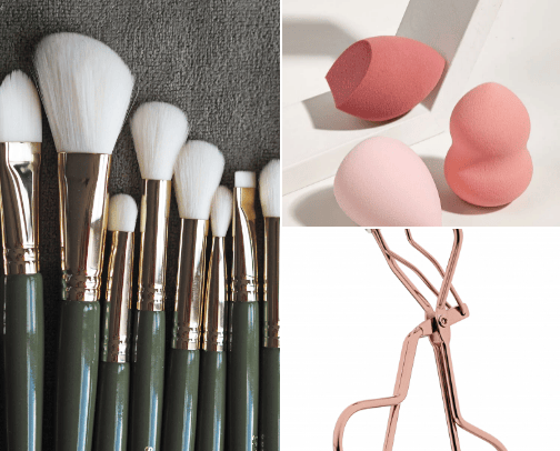 Best makeup brushes and tools cover photo collage
