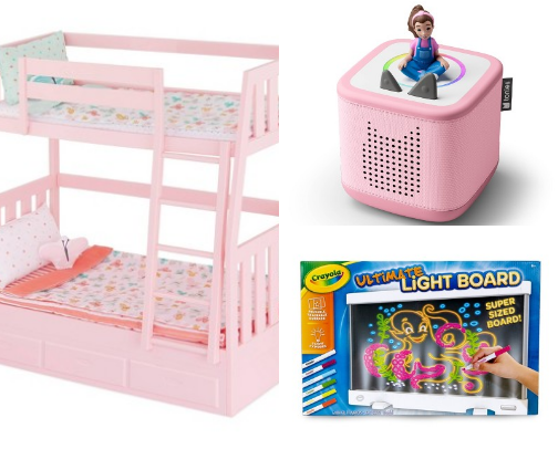 Young Girls Christmas Shopping Guide cover photo collage