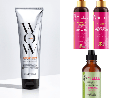 Best hair products for colored hair cover photo collage