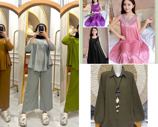 Girls clothes cover photo collage