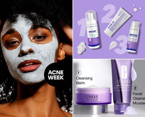 Skin care products ✨️ cover photo collage
