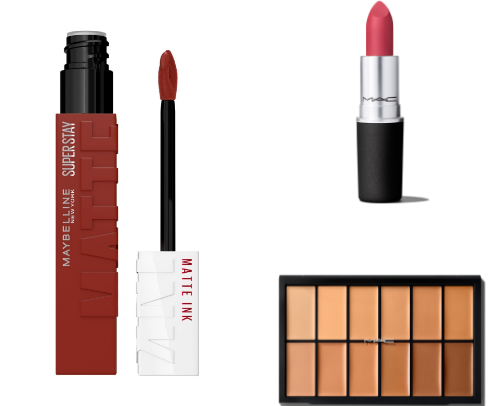 Glow Up: The Art of Makeup cover photo collage