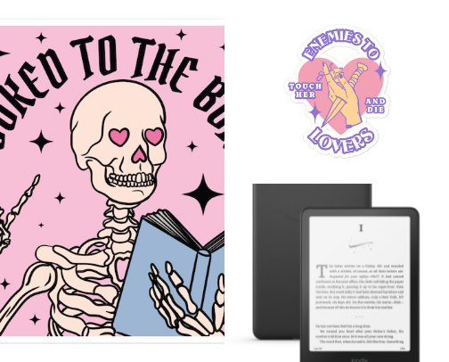 All the bookish things! cover photo collage