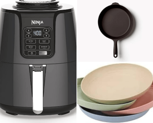 Cooking products cover photo collage