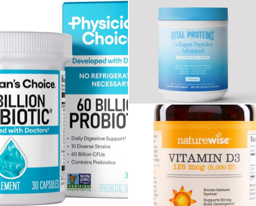 Top Supplements Your Body Loves cover photo collage