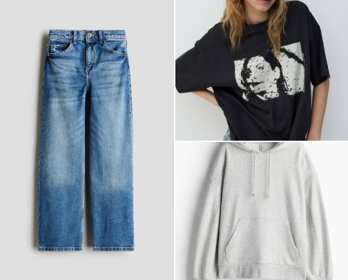 h&m clothing!! cover photo collage