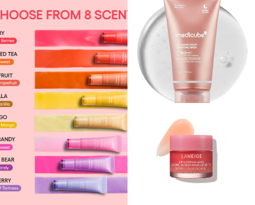 My favorite beauty recs cover photo collage
