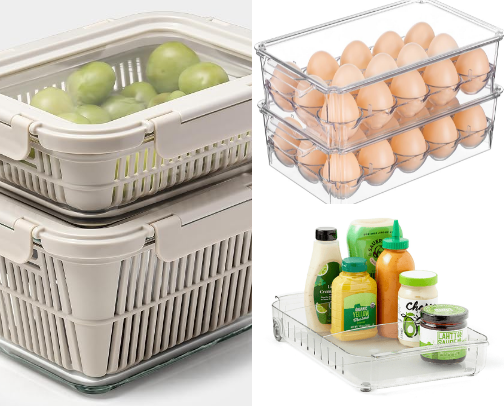 Storage Containers for Fridge cover photo collage