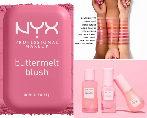 Favorite beauty products cover photo collage