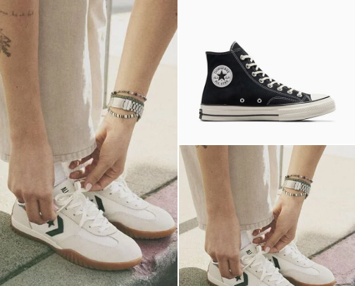 Converse Icons: Classic & Clean cover photo collage