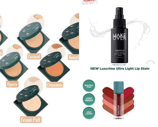Favorite Beauty Products cover photo collage