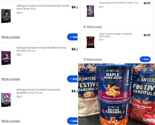 Limited edition products (seasonal) cover photo collage