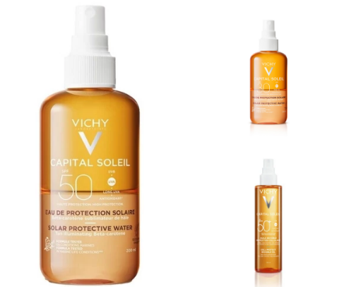 SPF and sunscreenst cover photo collage