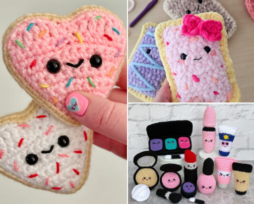 Projects i'll crochet someday 🧶 cover photo collage