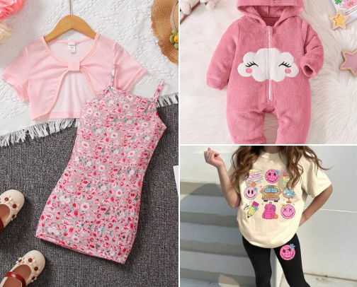 My little fashionista's latest SHEIN finds! cover photo collage