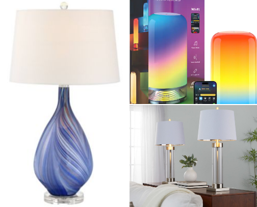Elegant & Modern Lamp Picks to Brighten Your Space cover photo collage
