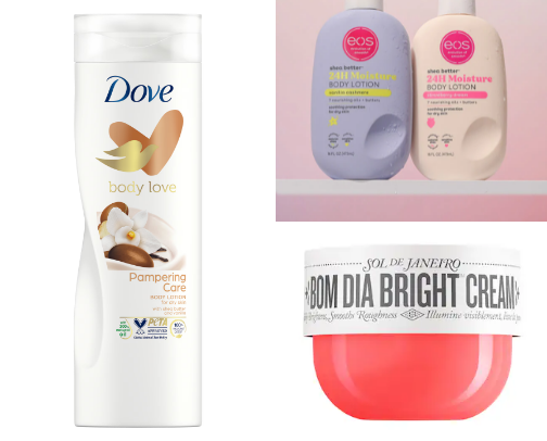 body care must haves! cover photo collage