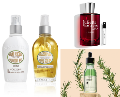 A Simple Beauty Products Line Up cover photo collage