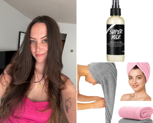SMOOTH, SHINY & LONG HAIR ROUTINE 💆‍♀️ cover photo collage