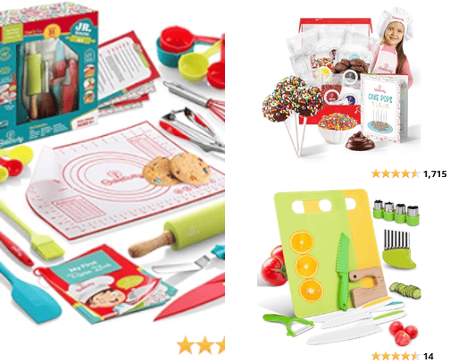 Kids Cooking Tools cover photo collage