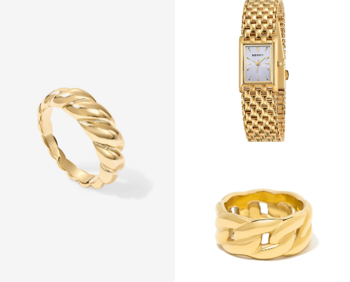 AFFORDABLE Tarnish Free Long lasting jewellery that elevates any outfit cover photo collage