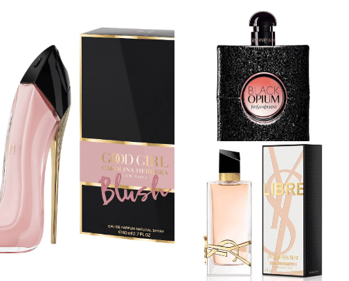 Women's perfumes 💫 cover photo collage