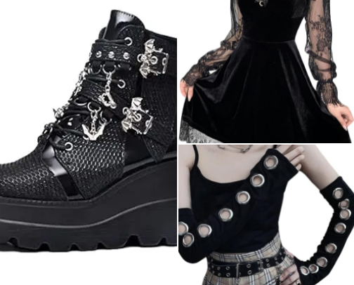 Goth Fun! cover photo collage